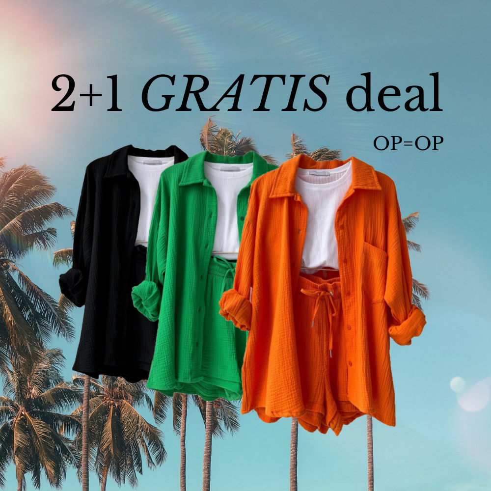 Sussie-Katoenen Pak Dames| 2+1 GRATIS